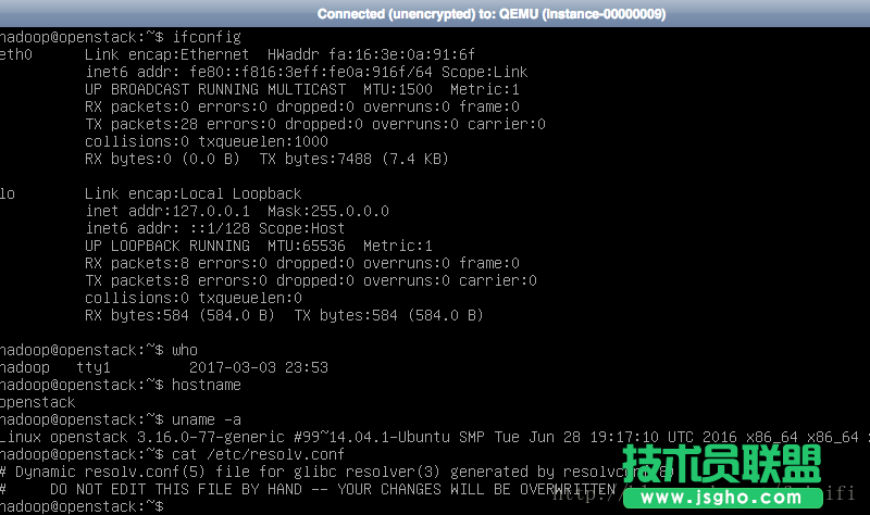 Openstack使用ubuntu鏡像啟動(dòng)虛擬機(jī)實(shí)例詳解
