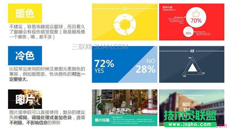 扁平化PPT設(shè)計制作教程2：顏色與色塊