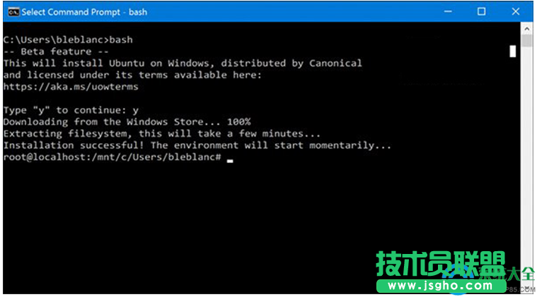 Win10系統(tǒng)如何開(kāi)啟Linux Bash命令行？   三聯(lián)