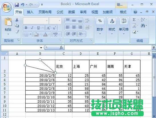excel表格怎么畫(huà)雙斜線