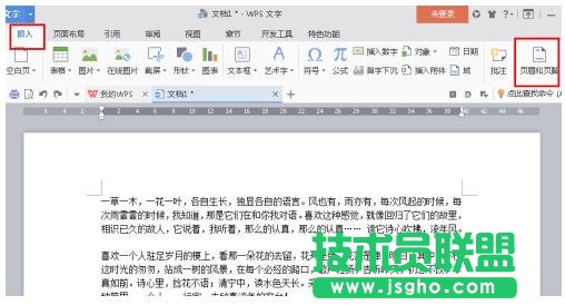 WPS2016如何設置個性頁眉頁腳