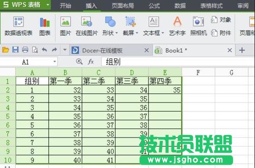怎么將WPS表格數(shù)據(jù)制作成圖表