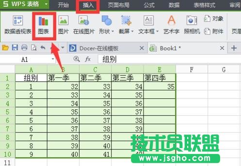 怎么將WPS表格數(shù)據(jù)制作成圖表