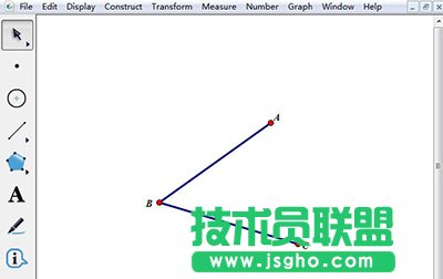 幾何畫板中用度數(shù)標(biāo)注角度圖文教程   三聯(lián)