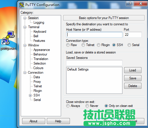 技術(shù)員聯(lián)盟：win7 64位中使用putty登錄centos的方法？ 1