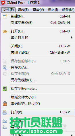 XMind打印功能如何使用？