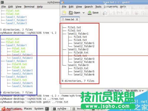 linux下怎么用tree命令以樹形結(jié)構(gòu)顯示文件目錄結(jié)構(gòu)？