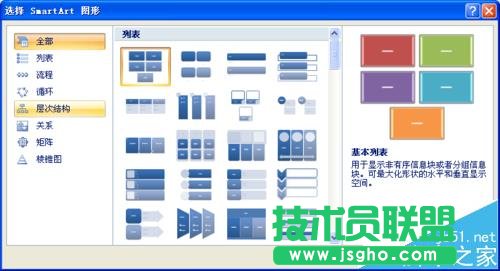 Excel2007怎么使用smartArt繪制循環(huán)圖?