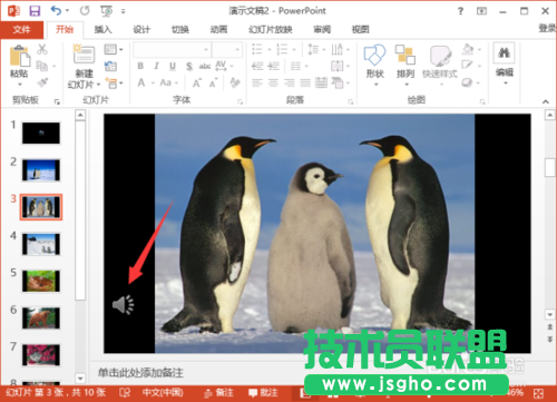 在PowerPoint2013中給相冊(cè)添加音樂(lè)的詳細(xì)講解