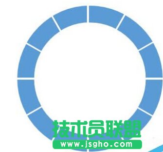 如何用PPT繪制設(shè)計(jì)一個分割型環(huán)形圖？
