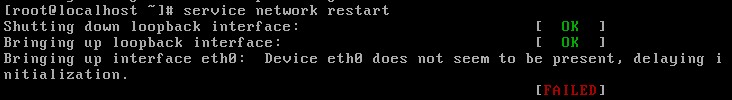 CentOS Linux解決網(wǎng)卡啟動時候報Device eth0 does not seem to be present錯誤 三聯(lián)