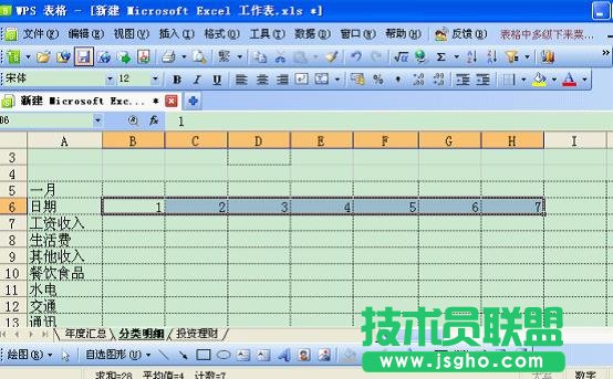 WPS如何打造個(gè)性化記賬本