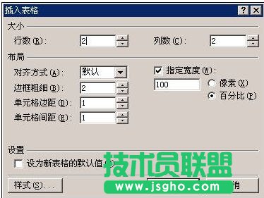 FrontPage簡明教程：網頁布局