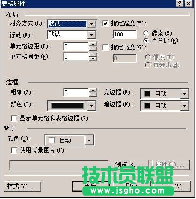FrontPage簡明教程：網頁布局