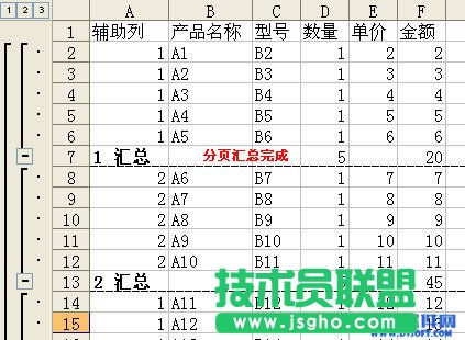 Excel自動(dòng)分頁小計(jì)怎么用？